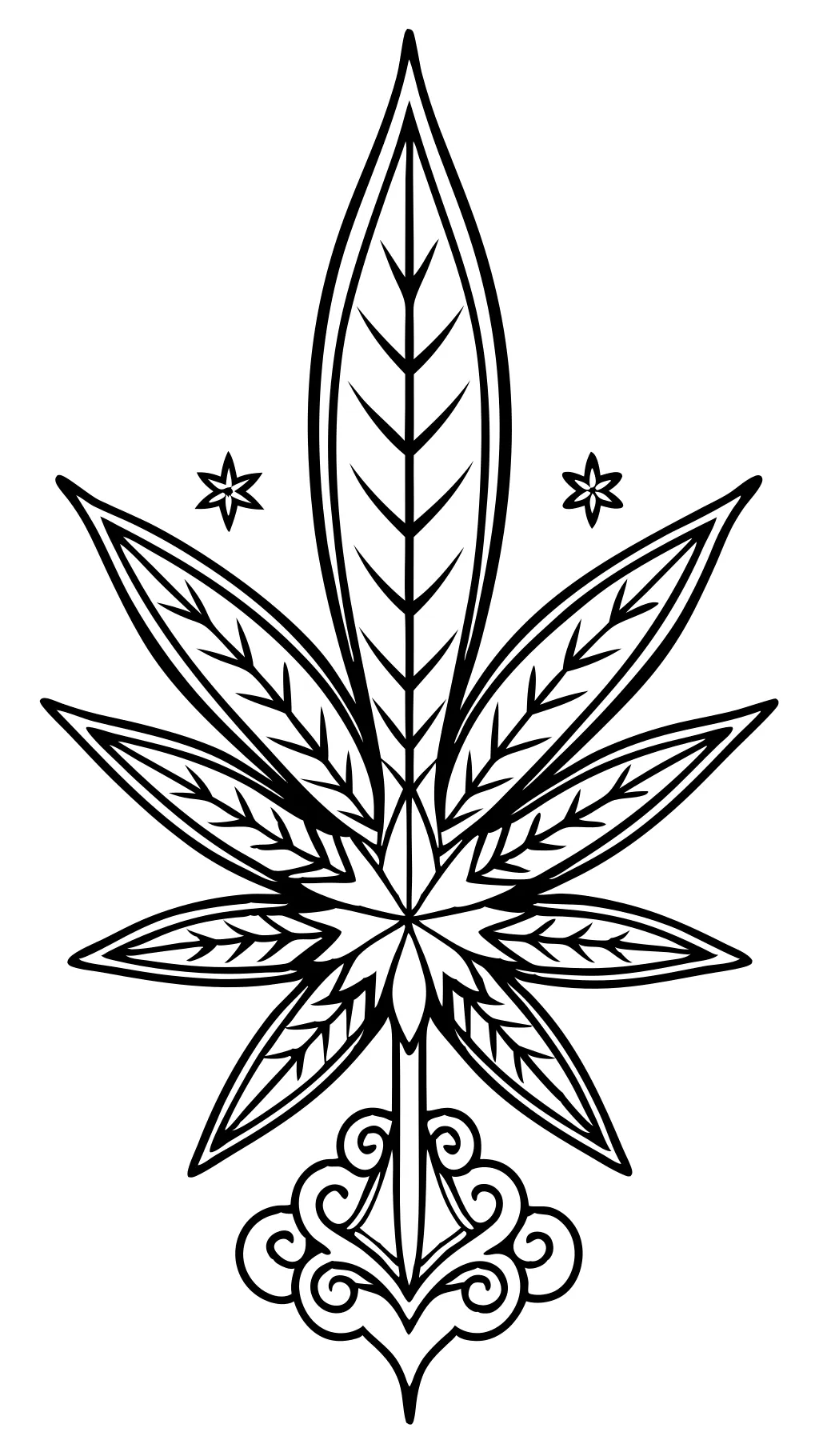 marijuana coloring pages